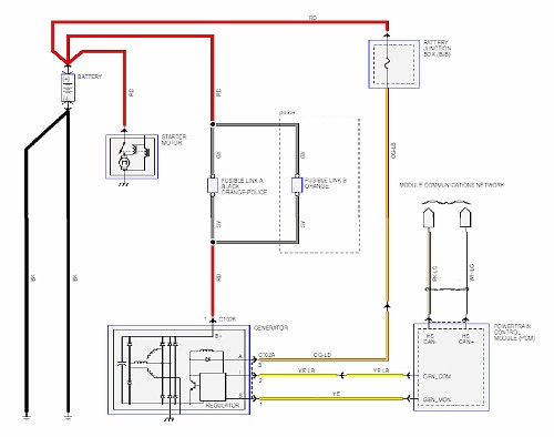 Ford Crown Victoria Alternator Wiring Diagrams