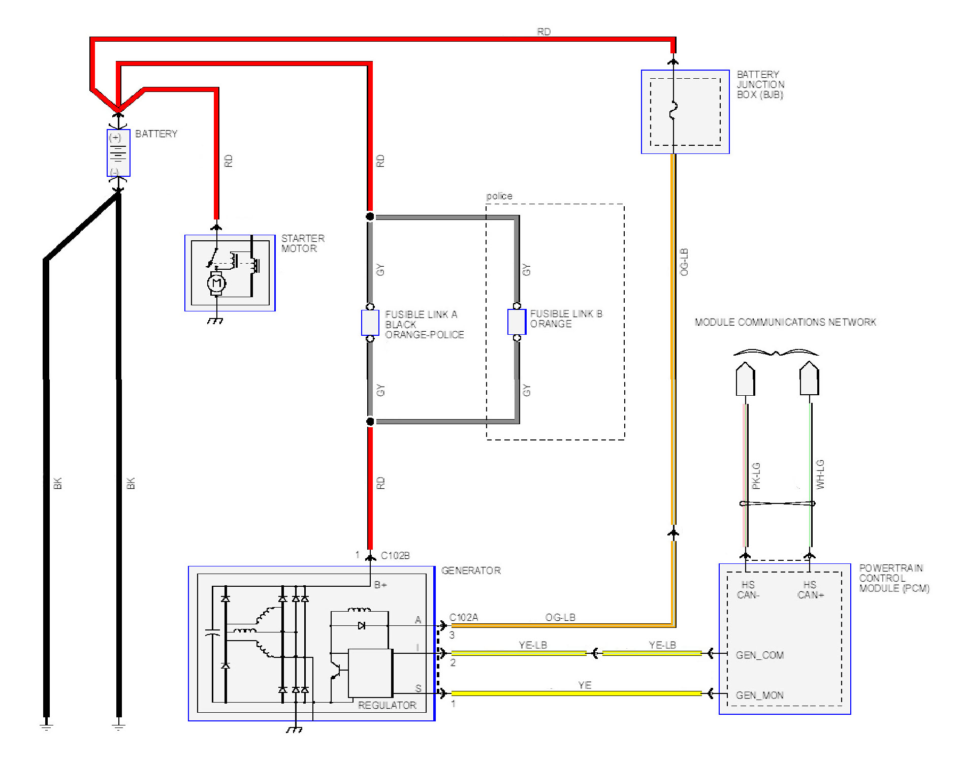 4 Wire Gm Alternator Wiring Diagram from www.idmsvcs.com