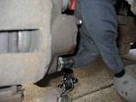Removing the caliper bolt